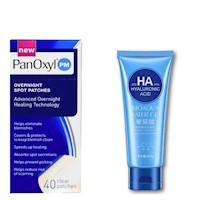 PACK PARCHES PARA EL ACNE PANOXYL Y LIMPIADOR FACIAL WATER GET BIOAQUA